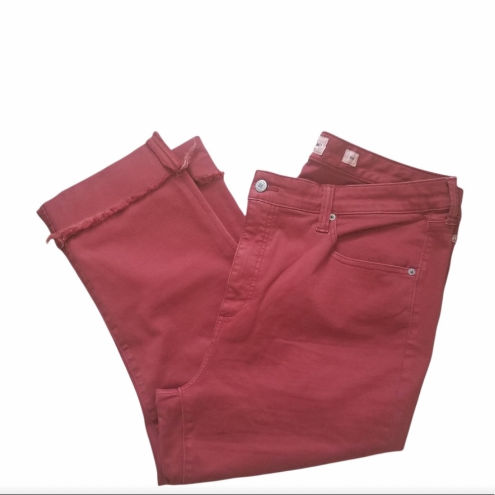 Lucky Brand Emma Crop High Rise Curvy Fit Jeans.